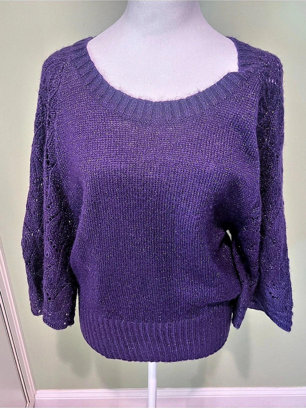 New Purple Knit Sweater